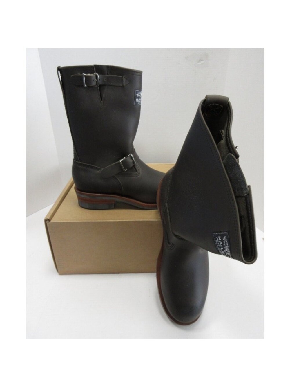 Wesco Boots 11 D Boss 1939 Leather Engineer Biker Nailed Custom NEW